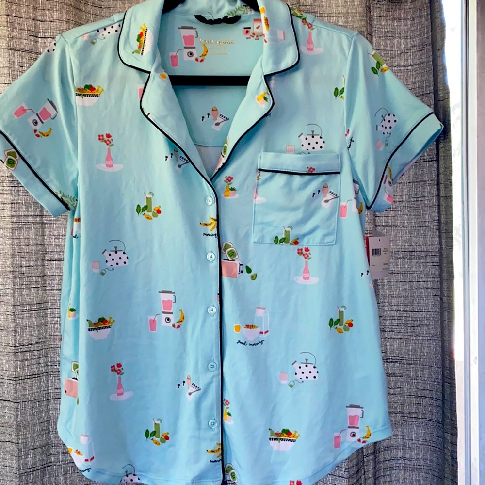 NWT Kate Spade Capri Pajama Set M